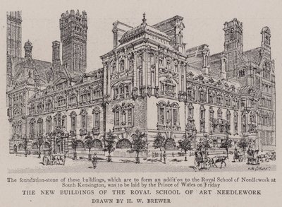 Los Nuevos Edificios de la Real Escuela de Bordado Artístico de Henry William Brewer